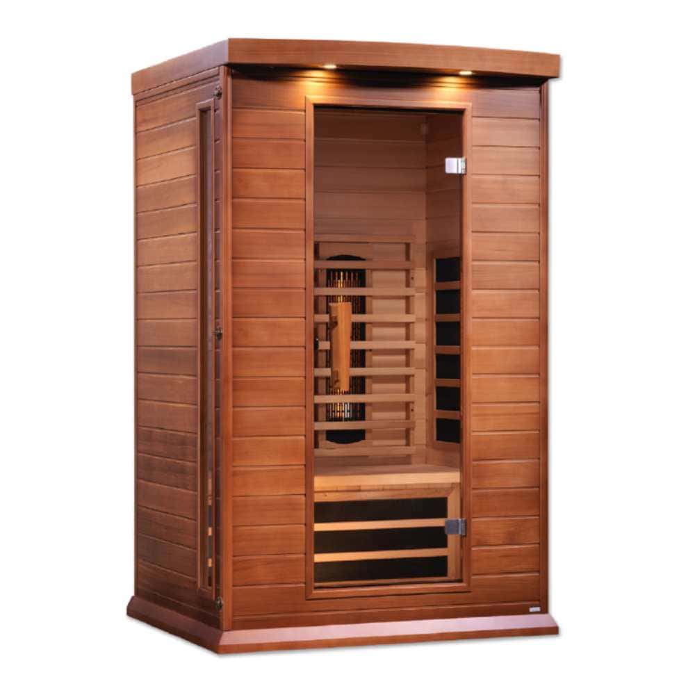 Maxxus 1-2 Person Full Spectrum EMF FAR Infrared Sauna (Red Cedar)
