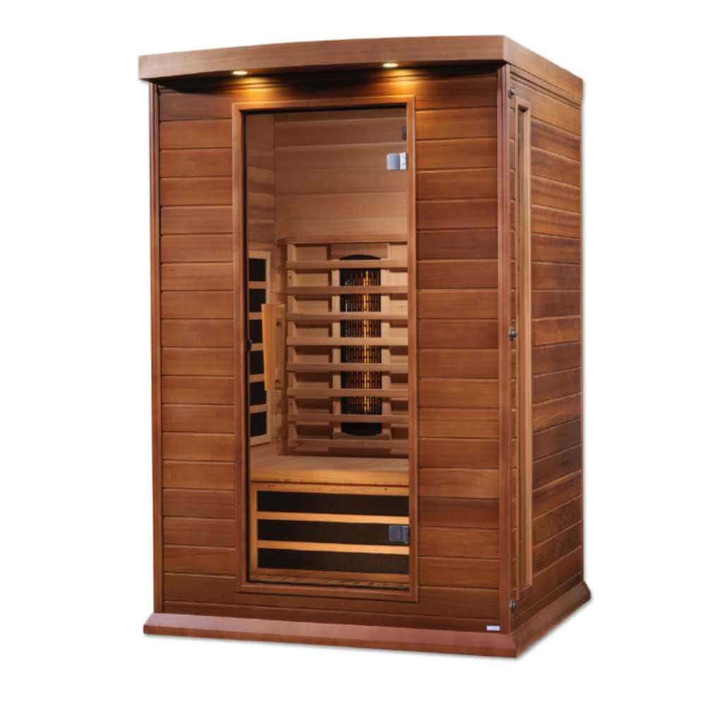Maxxus 1-2 Person Full Spectrum EMF FAR Infrared Sauna (Red Cedar) - Image 3