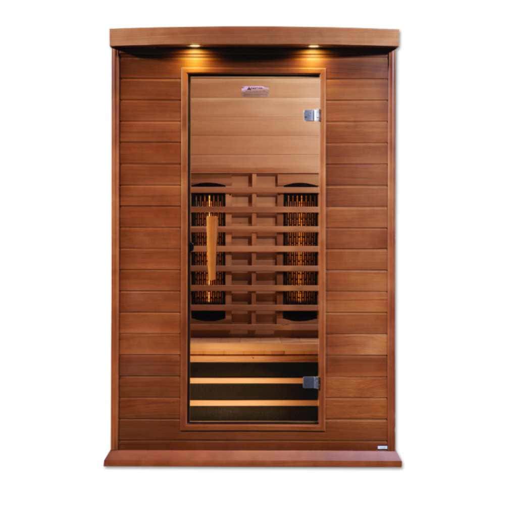 Maxxus 1-2 Person Full Spectrum EMF FAR Infrared Sauna (Red Cedar) - Image 2