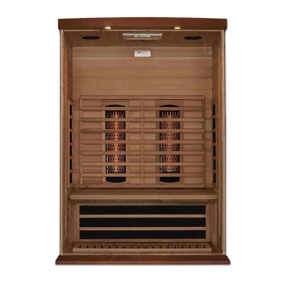Maxxus 1-2 Person Full Spectrum EMF FAR Infrared Sauna (Red Cedar) - Image 4