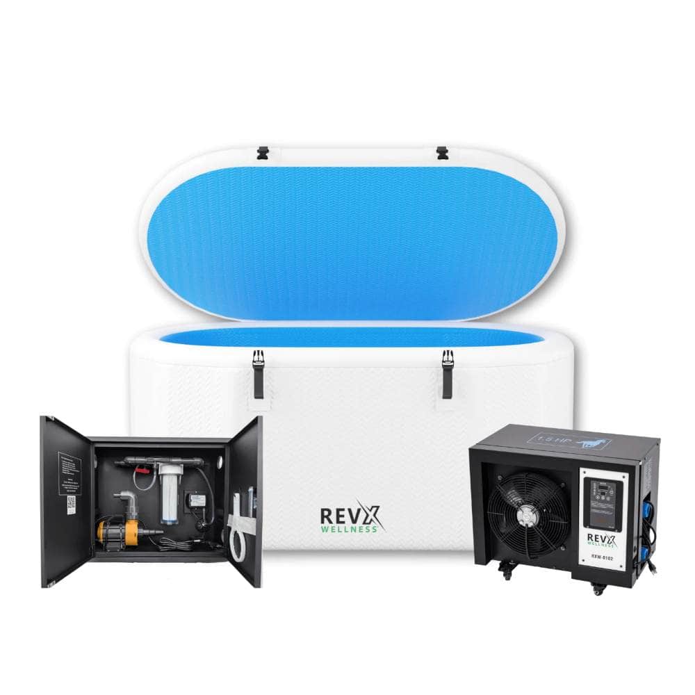 RevX Wellness Classic Plunge Bundle With 1.5 HP Chiller