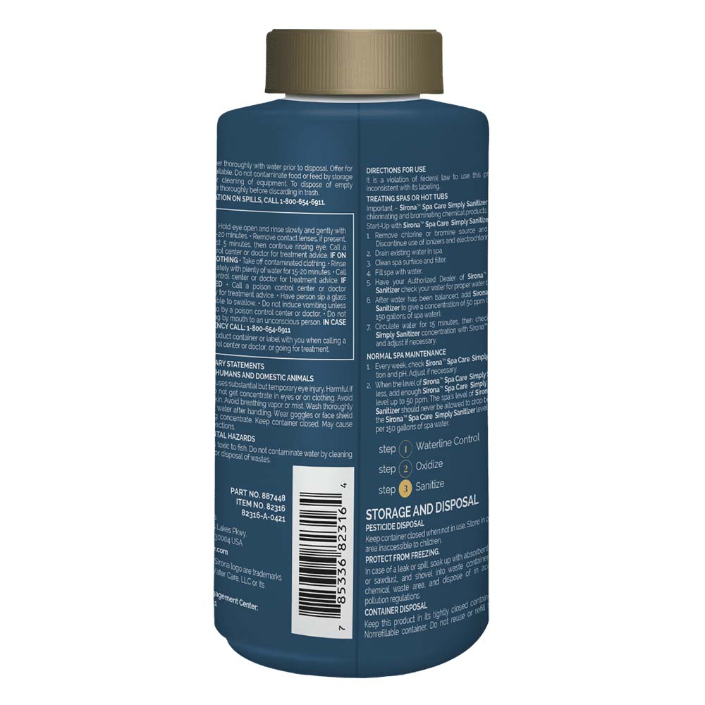 Sirona Simply Sanitizer (Non-Chlorine) - Image 3