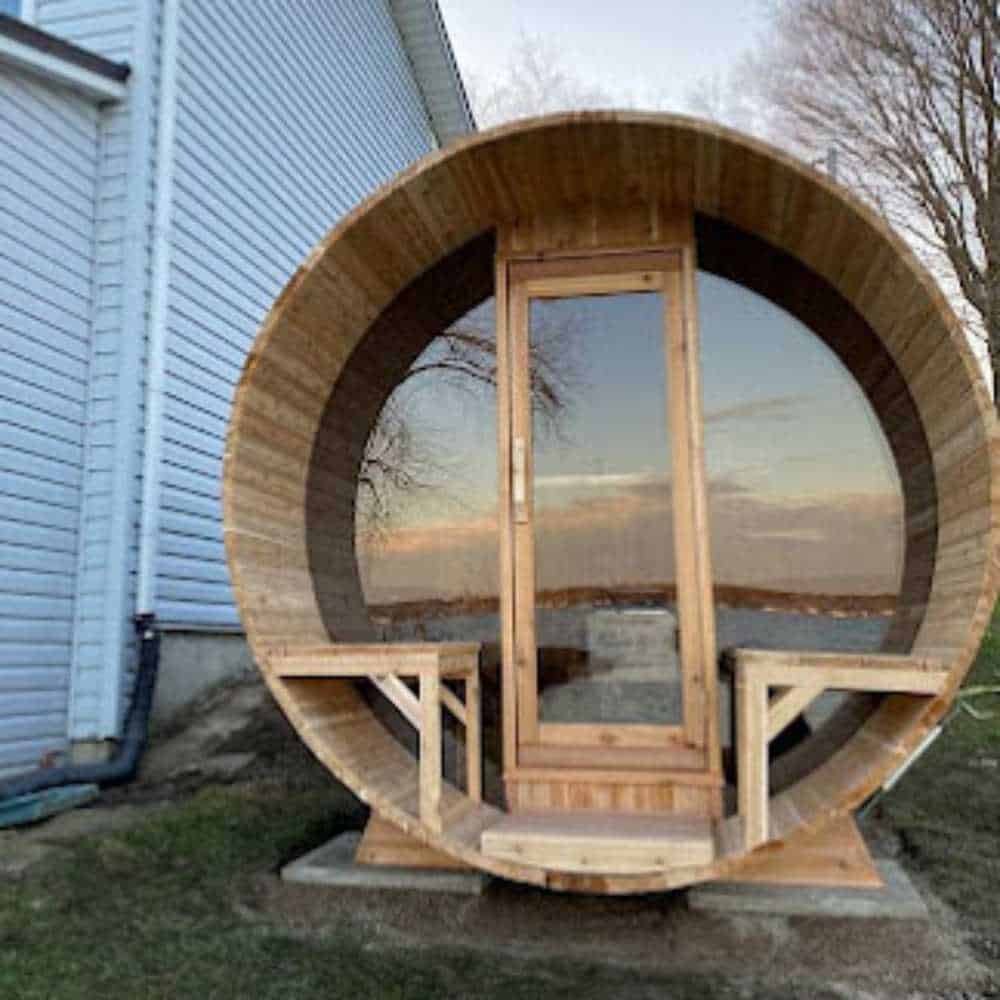 Dundalk Tranquility MP 4-6 Person Barrel Sauna | CTC2345MP - Image 6