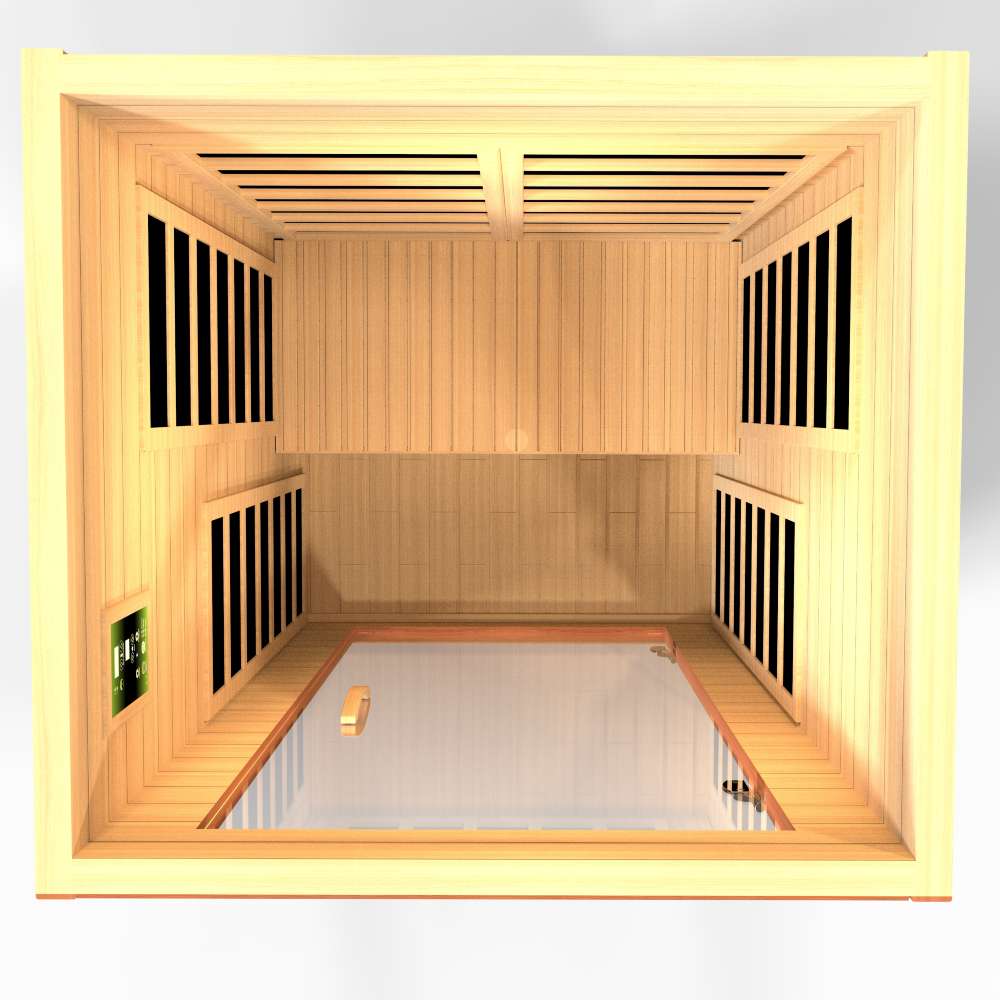 Dynamic Avila 1-2 Person Low EMF FAR Infrared Sauna - Image 5