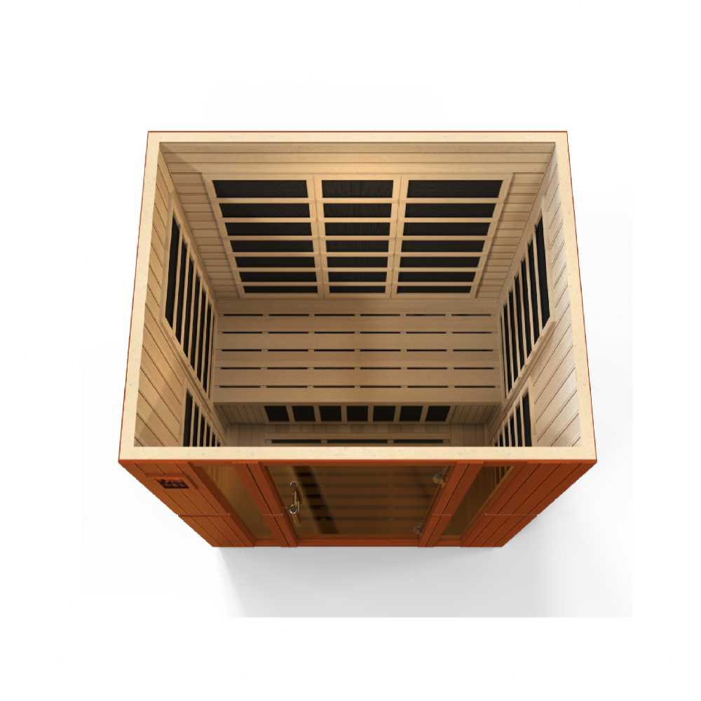 Dynamic Bellagio 2-3 Person Low EMF FAR Infrared Sauna - Image 5