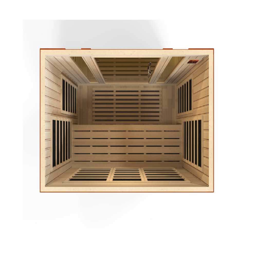 Dynamic Bellagio 2-3 Person Low EMF FAR Infrared Sauna - Image 6