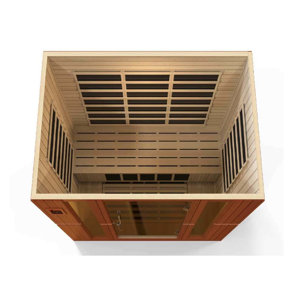 Dynamic Bergamo 2-4 Person Low EMF FAR Infrared Sauna - Image 6