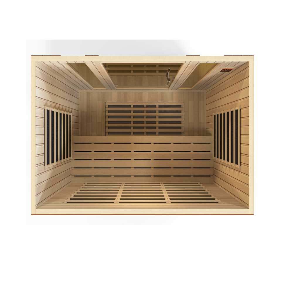 Dynamic Bergamo 2-4 Person Low EMF FAR Infrared Sauna - Image 5