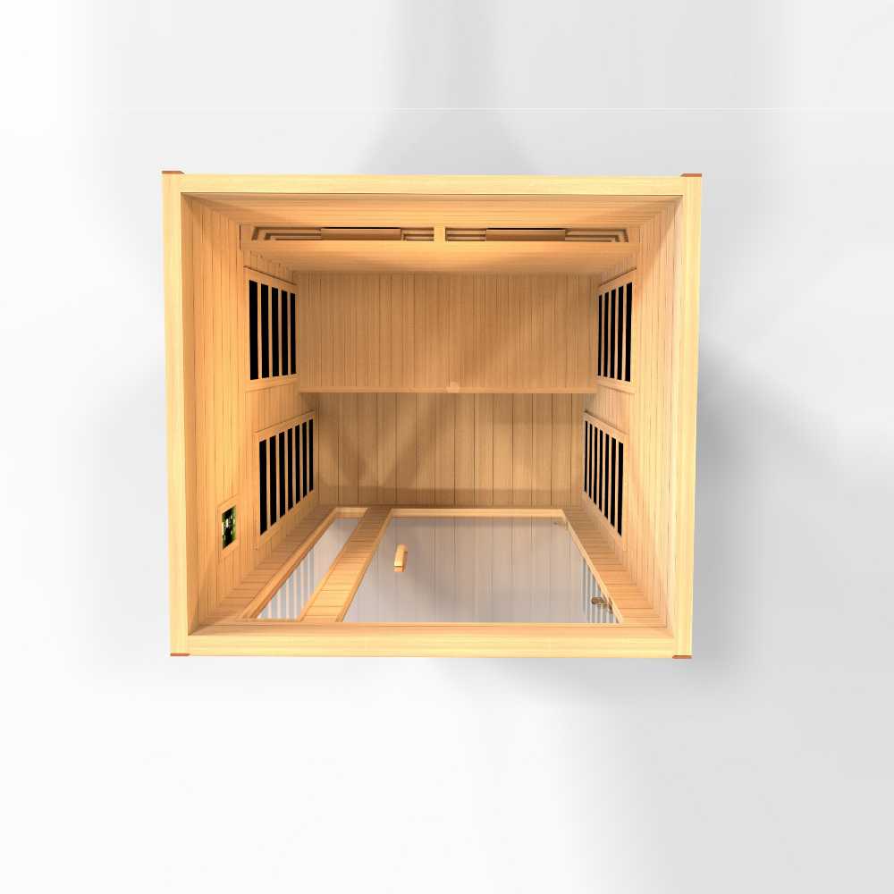 Dynamic Cardoba 1-2 Person Full Spectrum Near Zero EMF FAR Infrared Sauna - Image 5