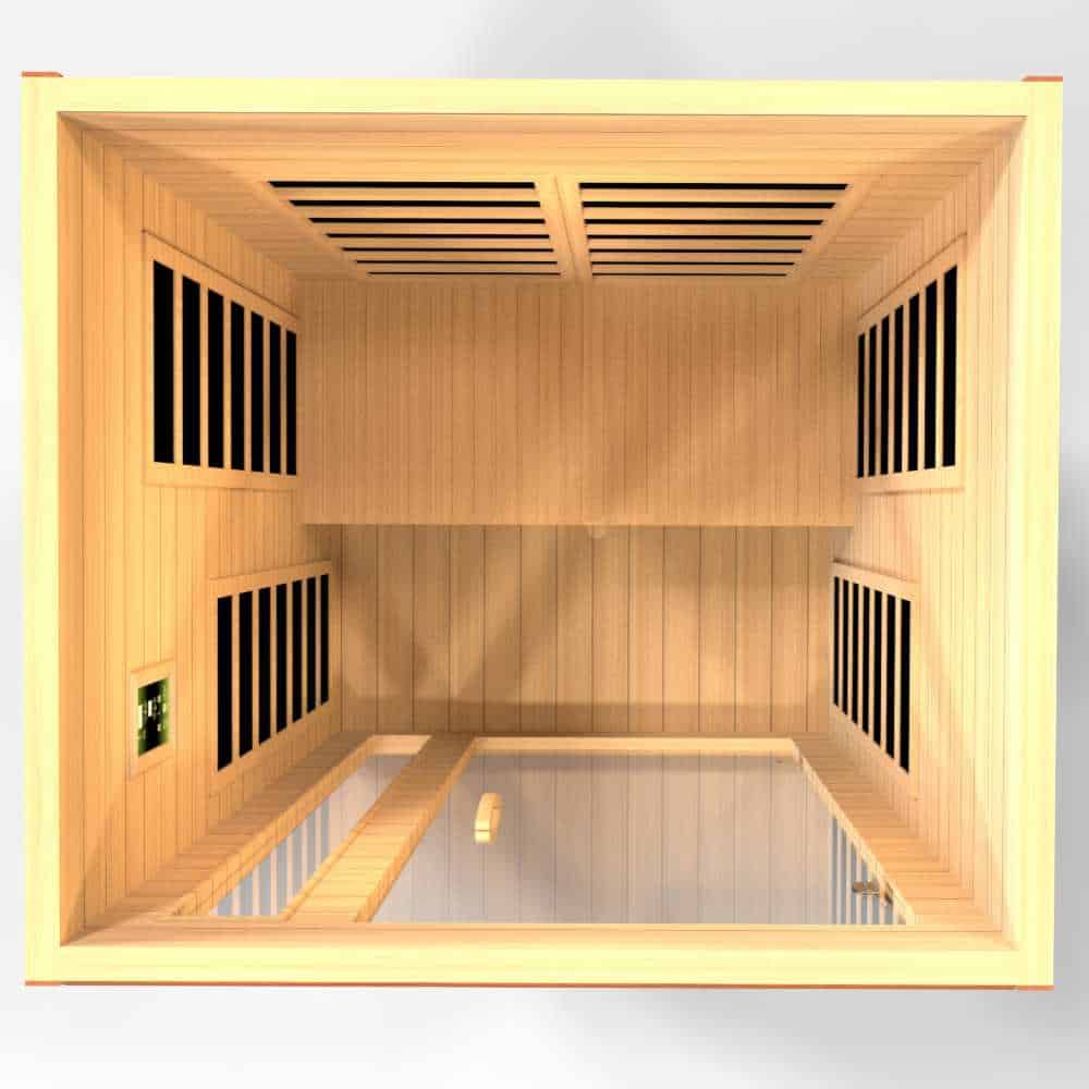 Dynamic Cordoba Elite 1-2 Person Ultra Low EMF FAR Infrared Sauna - Image 4