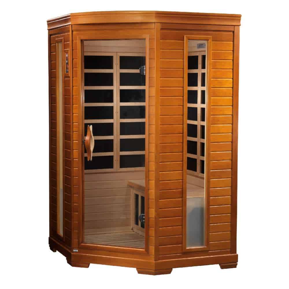 Dynamic Heming 2-Person Corner Low EMF FAR Infrared Sauna - Image 2