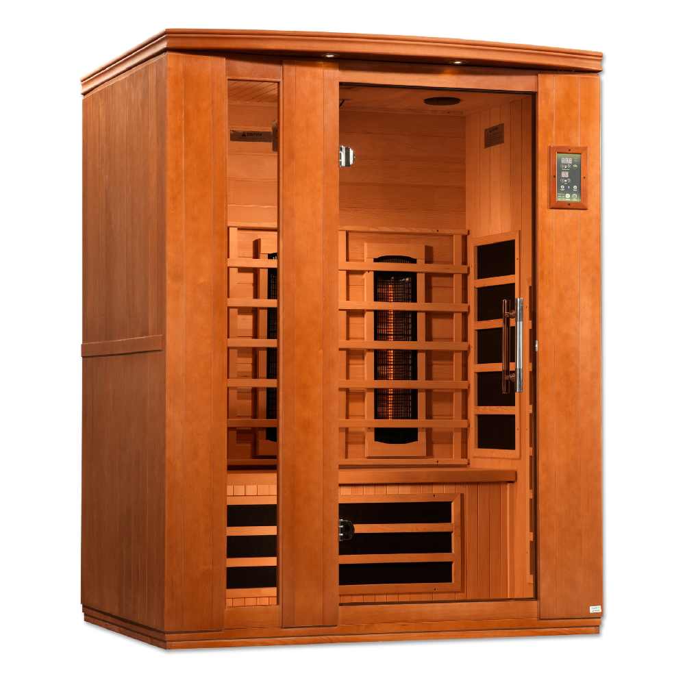 Dynamic Lugano 2-3 Person Full Spectrum Near Zero EMF FAR Infrared Sauna