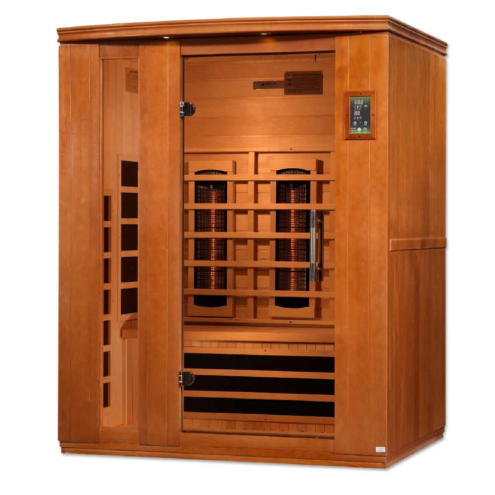 Dynamic Lugano 2-3 Person Full Spectrum Near Zero EMF FAR Infrared Sauna - Image 3