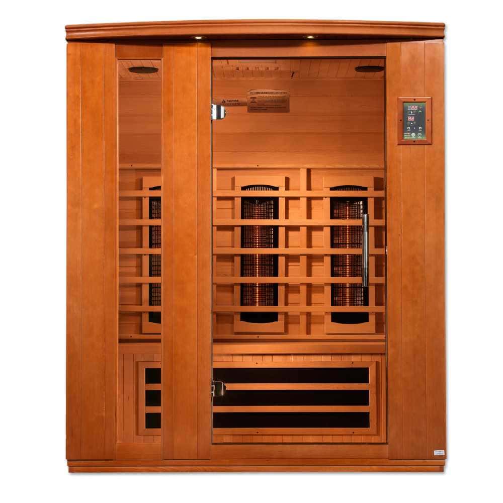 Dynamic Lugano 2-3 Person Full Spectrum Near Zero EMF FAR Infrared Sauna - Image 2