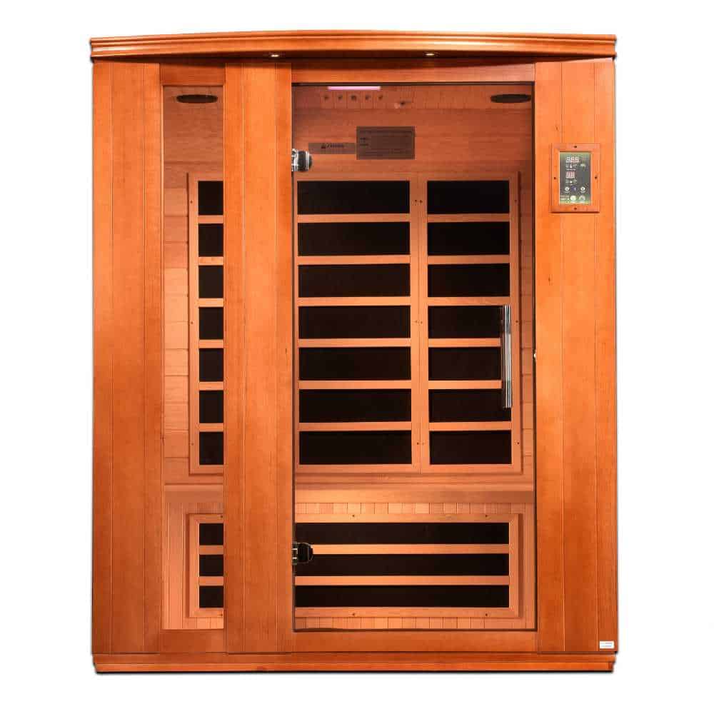 Dynamic Lugano 2-3 Person Low EMF FAR Infrared Sauna - Image 2