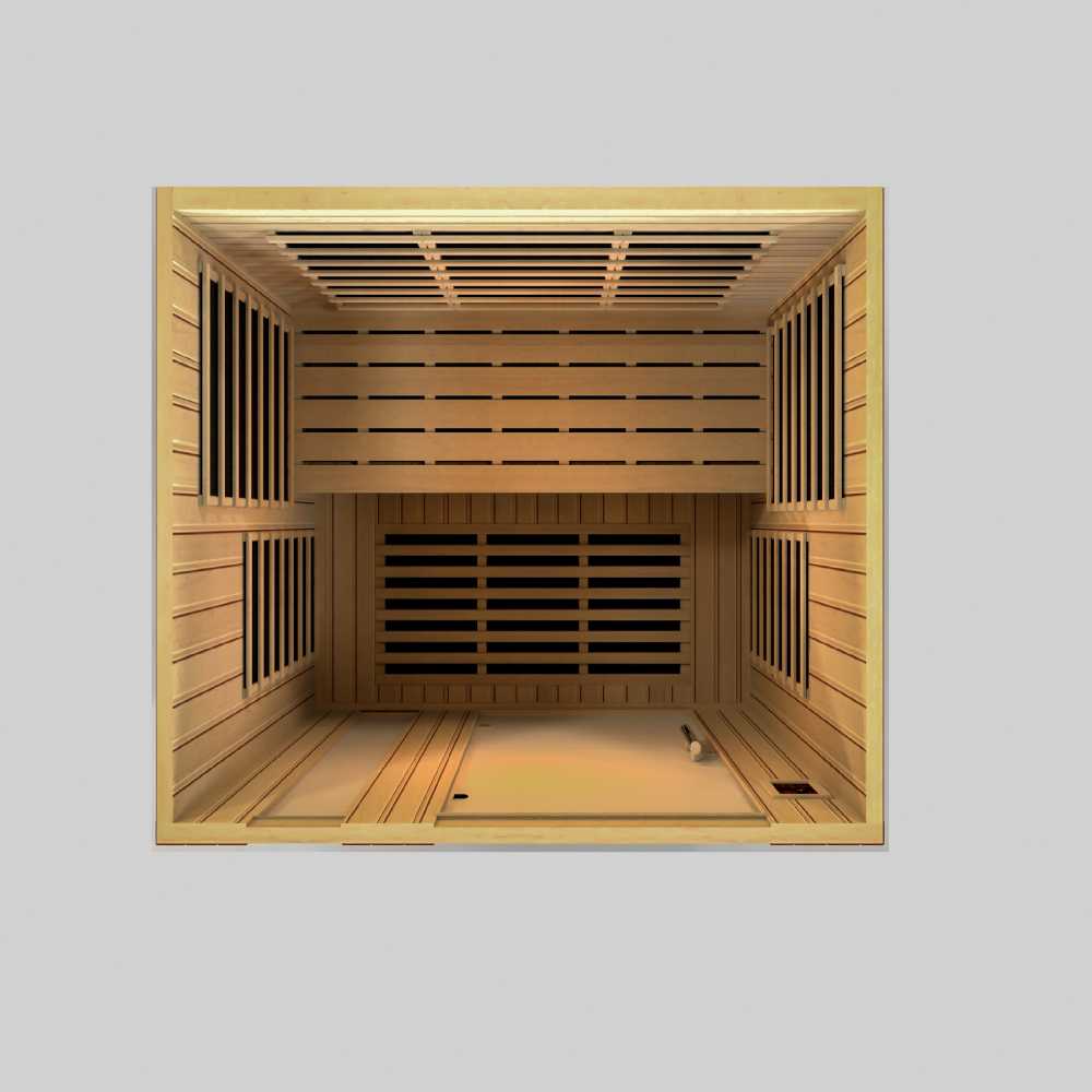 Dynamic Lugano Elite 2-3 Person Ultra Low EMF FAR Infrared Sauna - Image 6