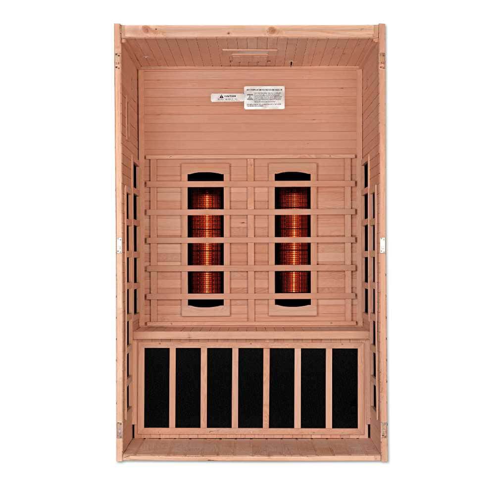 Dynamic Santiago 1-2 Person Full Spectrum Near Zero EMF FAR Infrared Sauna - Image 4