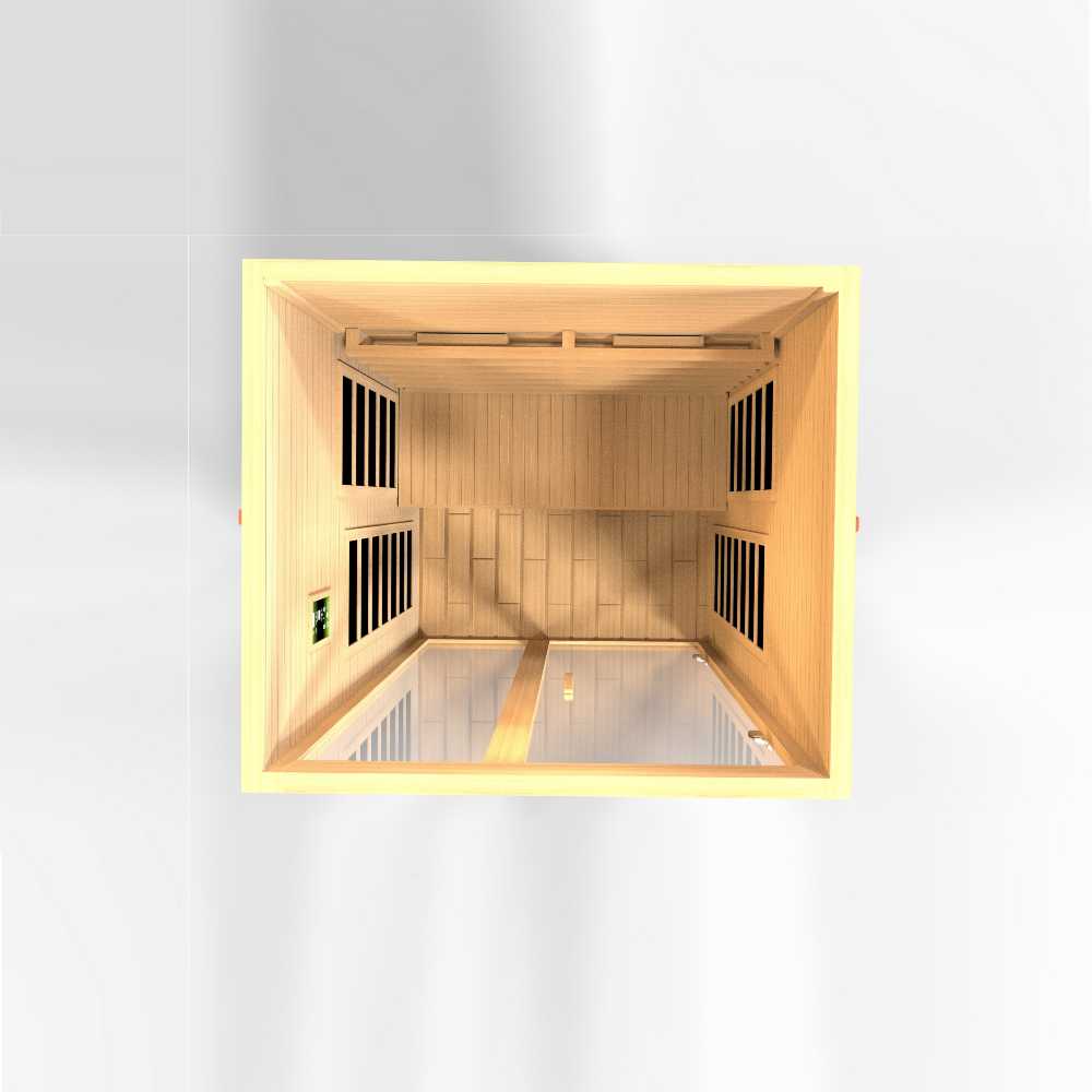 Dynamic Santiago 1-2 Person Full Spectrum Near Zero EMF FAR Infrared Sauna - Image 5