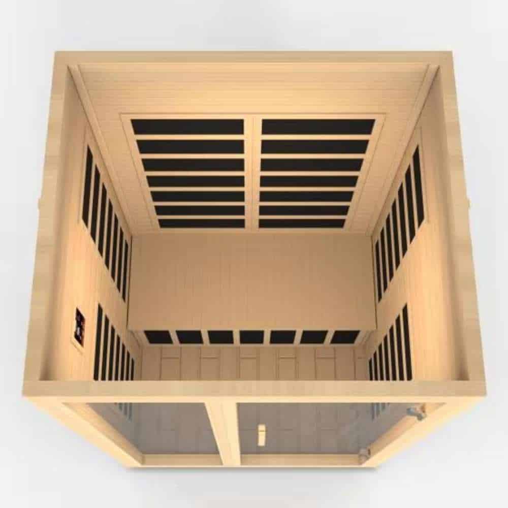 Dynamic Santiago 1-2 Person Low EMF FAR Infrared Sauna - Image 5