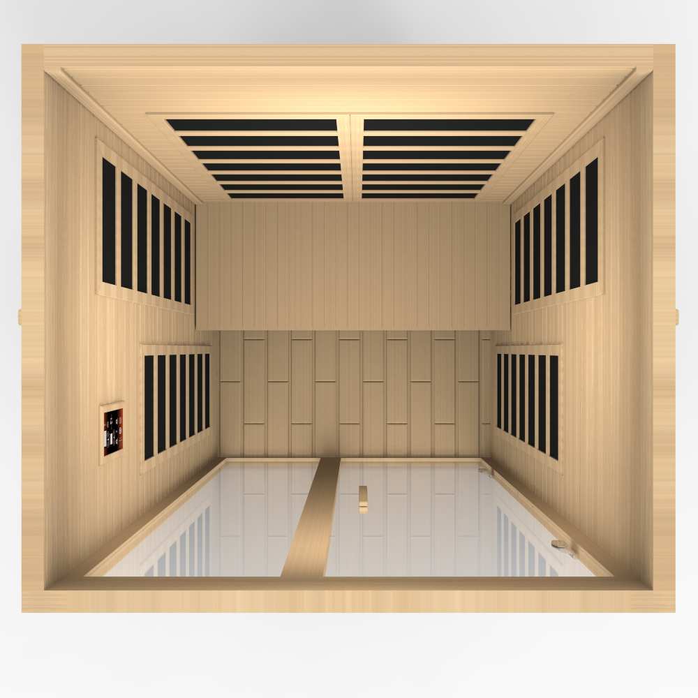 Dynamic Santiago 1-2 Person Low EMF FAR Infrared Sauna - Image 6