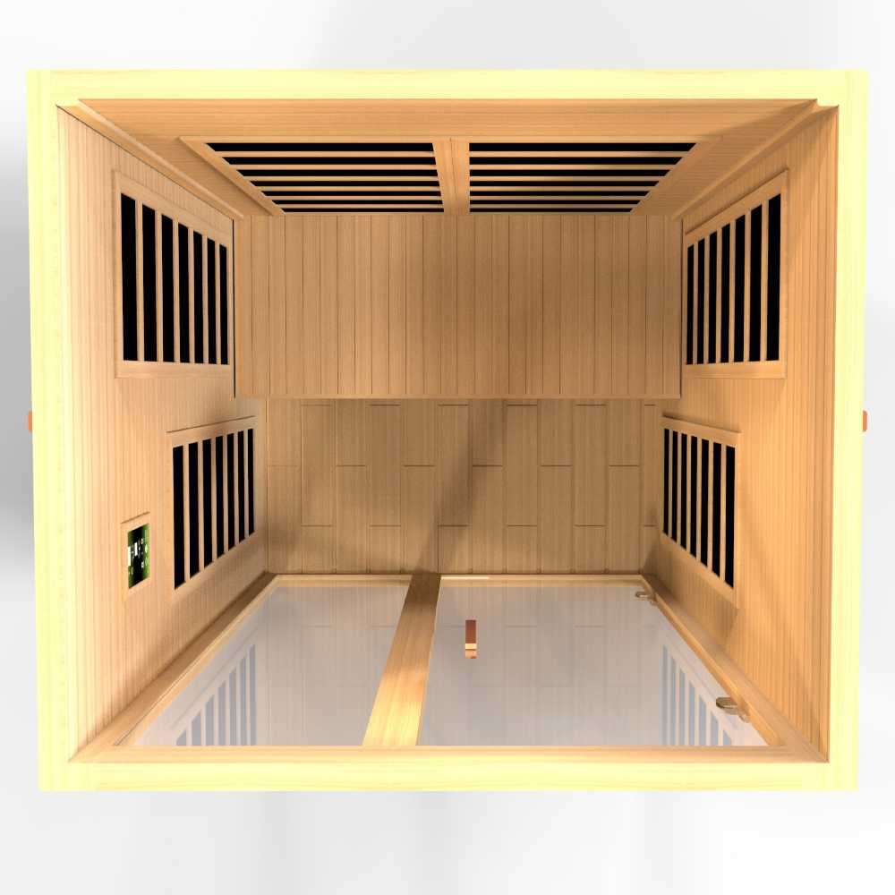 Dynamic Santiago Elite 1-2 Person Ultra Low EMF FAR Infrared Sauna - Image 5