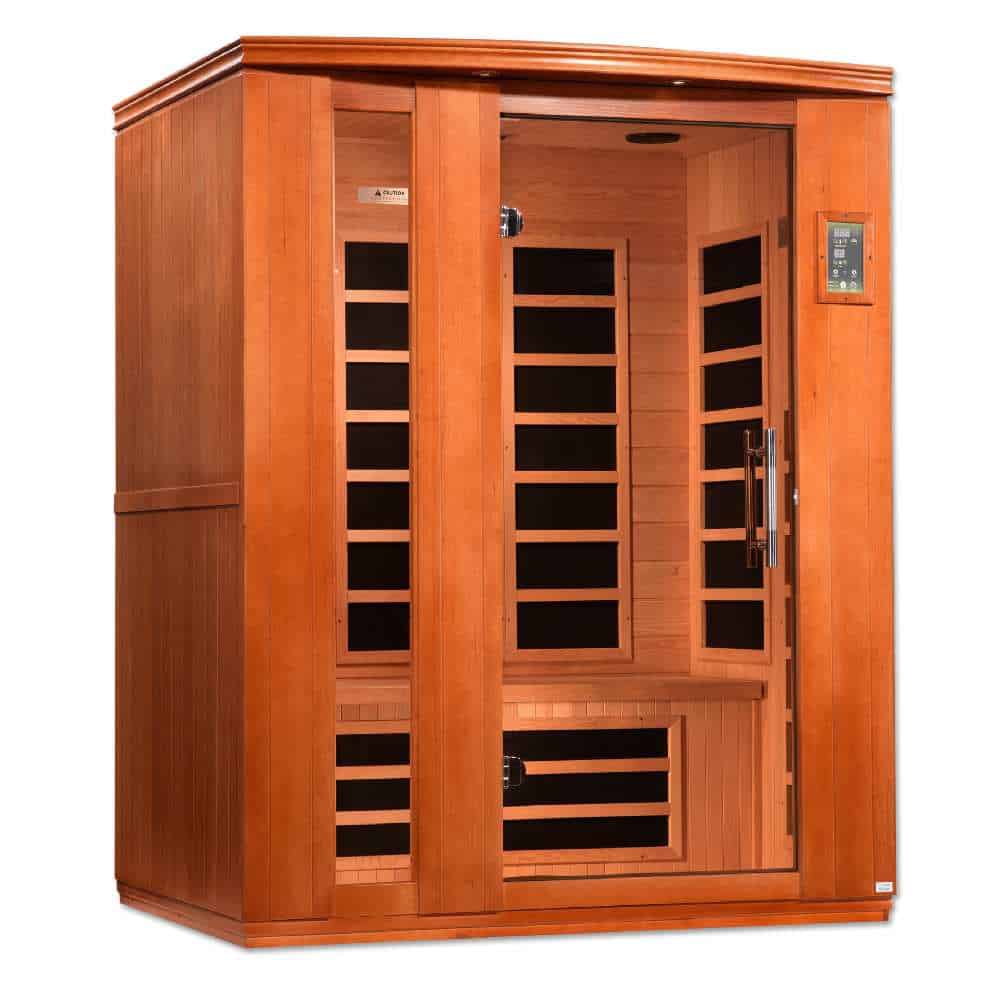 Dynamic Lugano 2-3 Person Low EMF FAR Infrared Sauna - Image 3