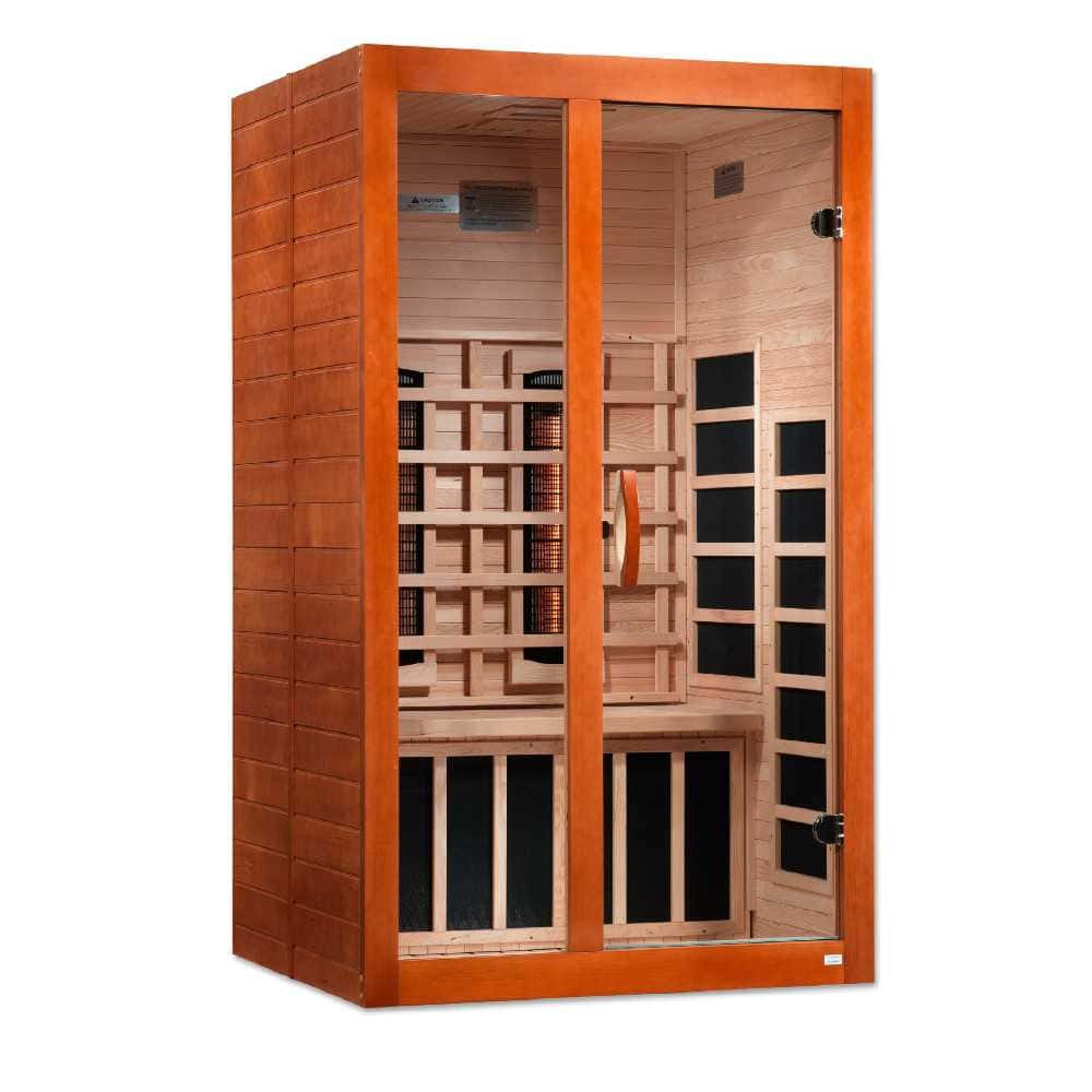 Dynamic Santiago 1-2 Person Full Spectrum Near Zero EMF FAR Infrared Sauna