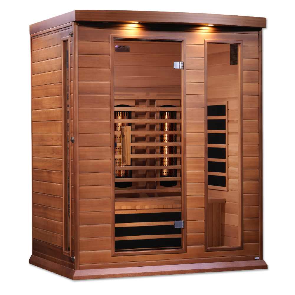 Maxxus 2-3 Person Full Spectrum EMF FAR Infrared Sauna (Red Cedar)