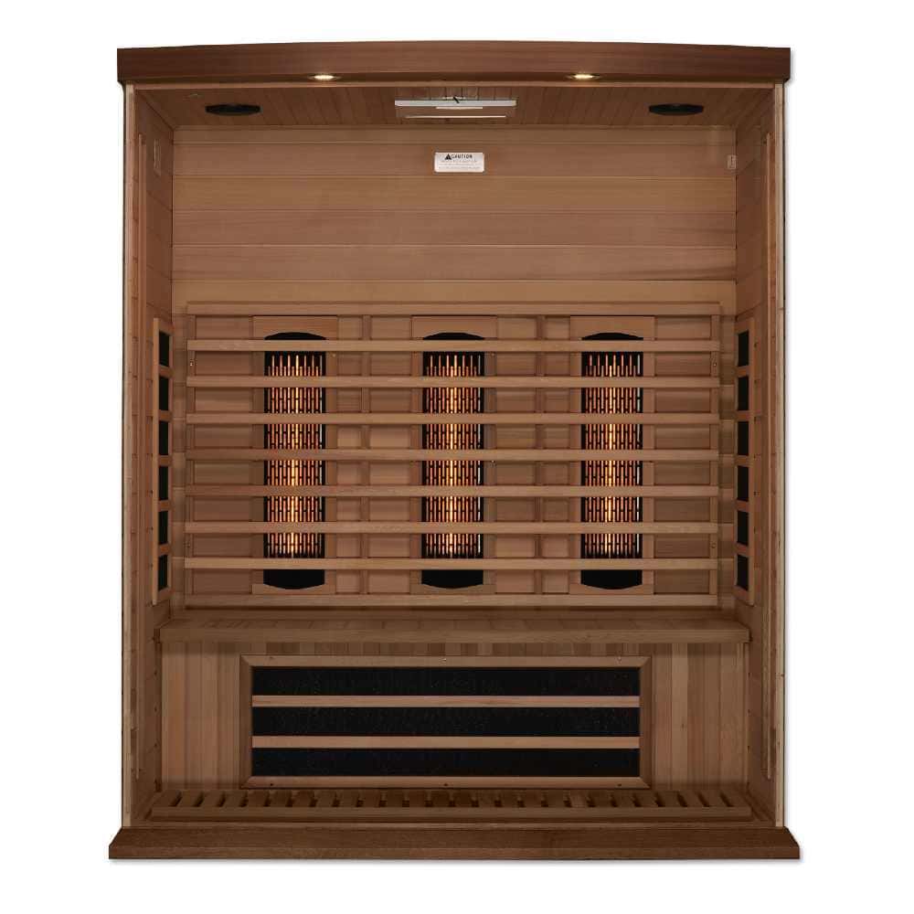 Maxxus 2-3 Person Full Spectrum EMF FAR Infrared Sauna (Red Cedar) - Image 3