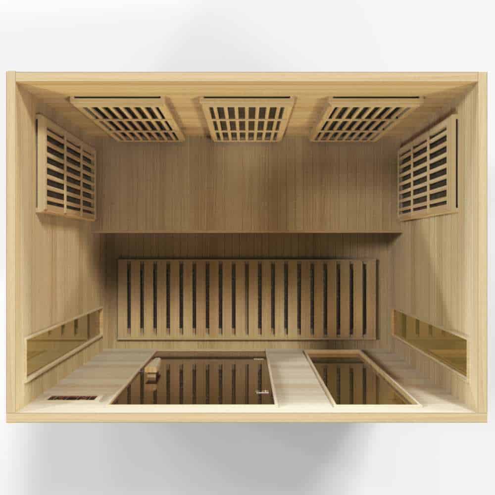 Maxxus 2-3 Person Low EMF FAR Infrared Sauna - Image 6