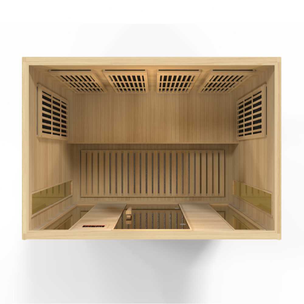 Maxxus 3-4 Person Low EMF FAR Infrared Sauna - Image 5