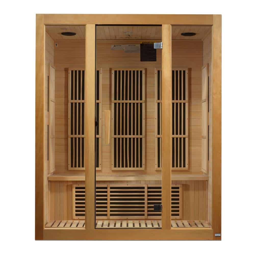 Maxxus Bellevue 2-3 Person Low EMF FAR Infrared Sauna - Image 2