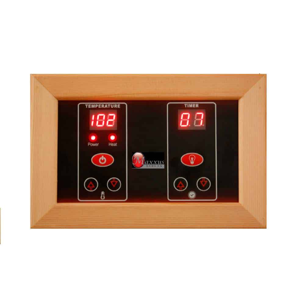 Maxxus Bellevue 2-3 Person Low EMF FAR Infrared Sauna - Image 6