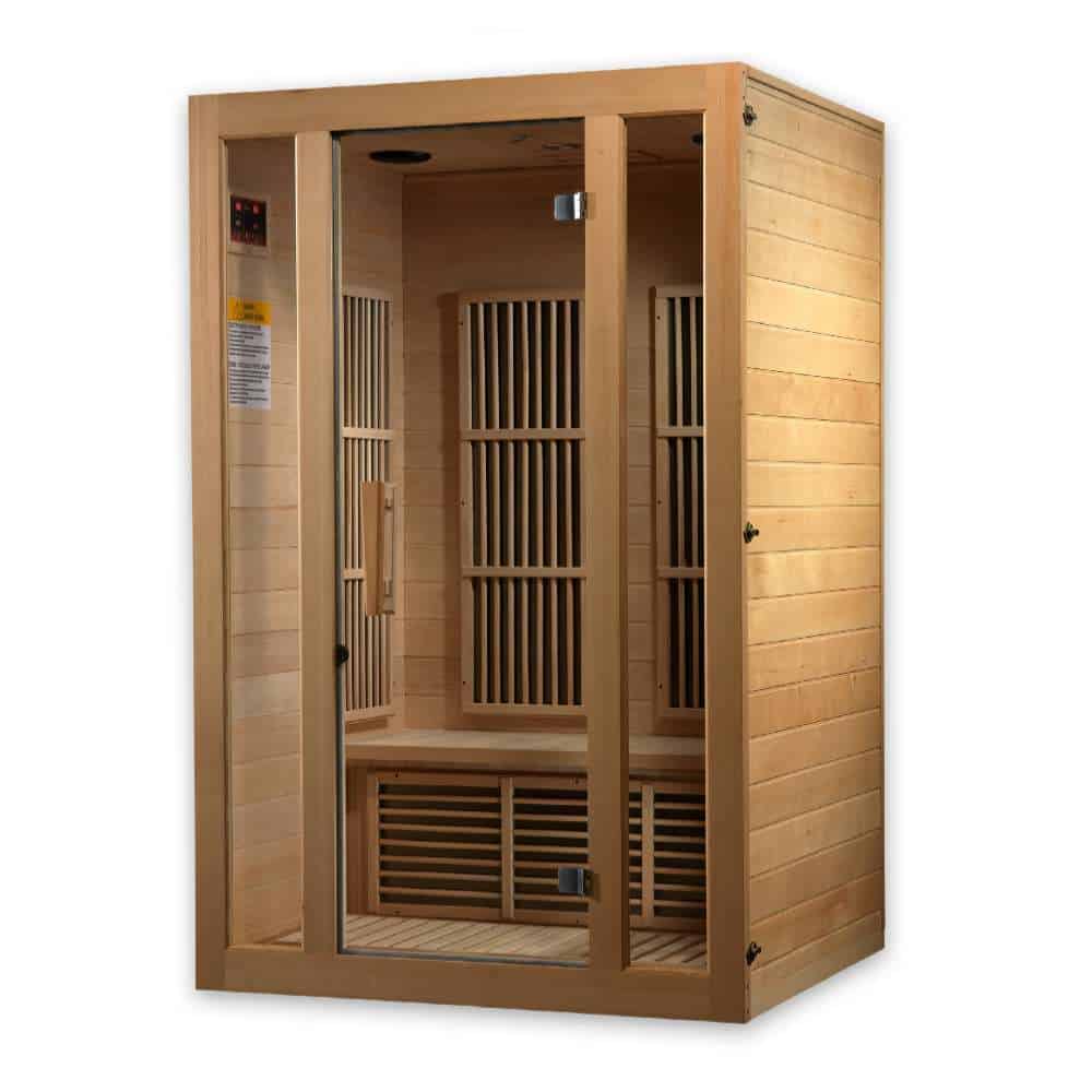 Maxxus Seattle 1-2 Person Low EMF FAR Infrared Sauna - Image 2