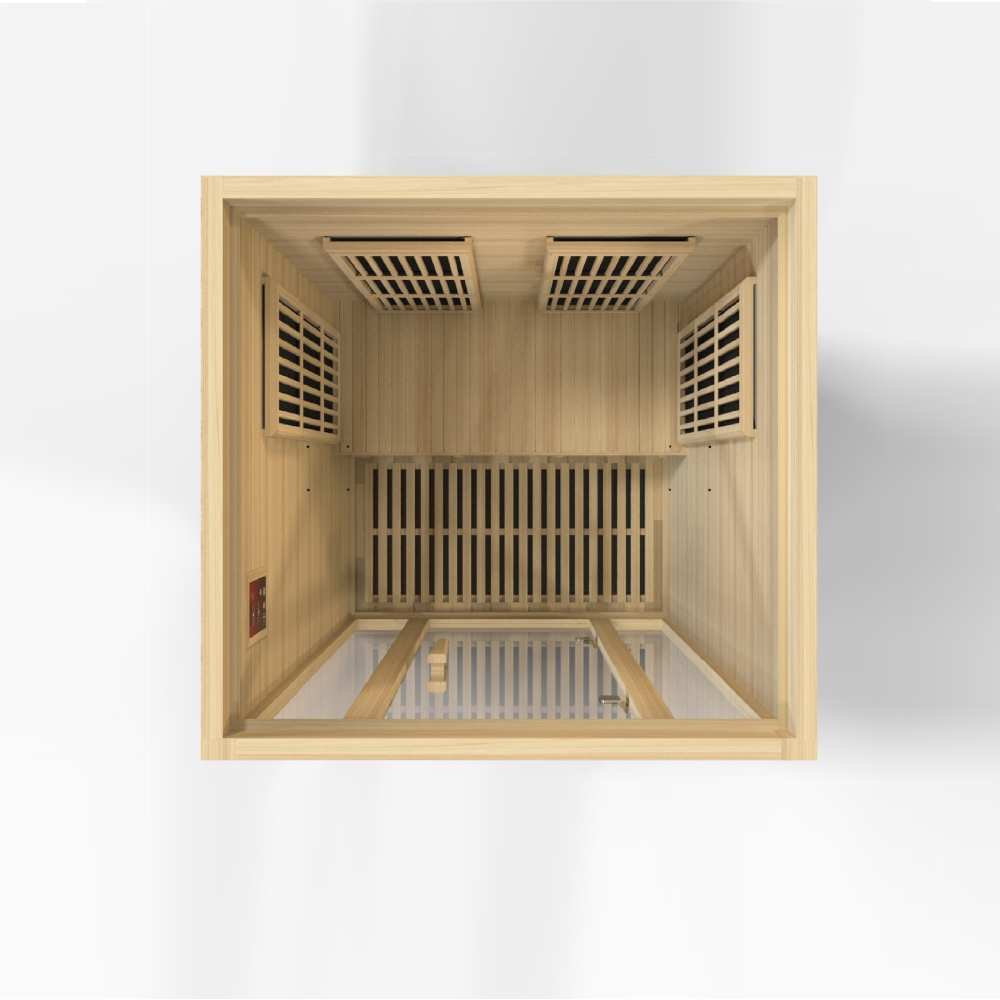 Maxxus Seattle 1-2 Person Near Zero EMF FAR Infrared Sauna - Image 6