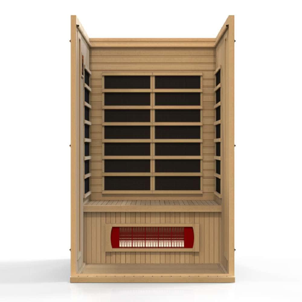 Maxxus Serenity 1-2 Person Low EMF FAR Infrared Sauna - Image 4