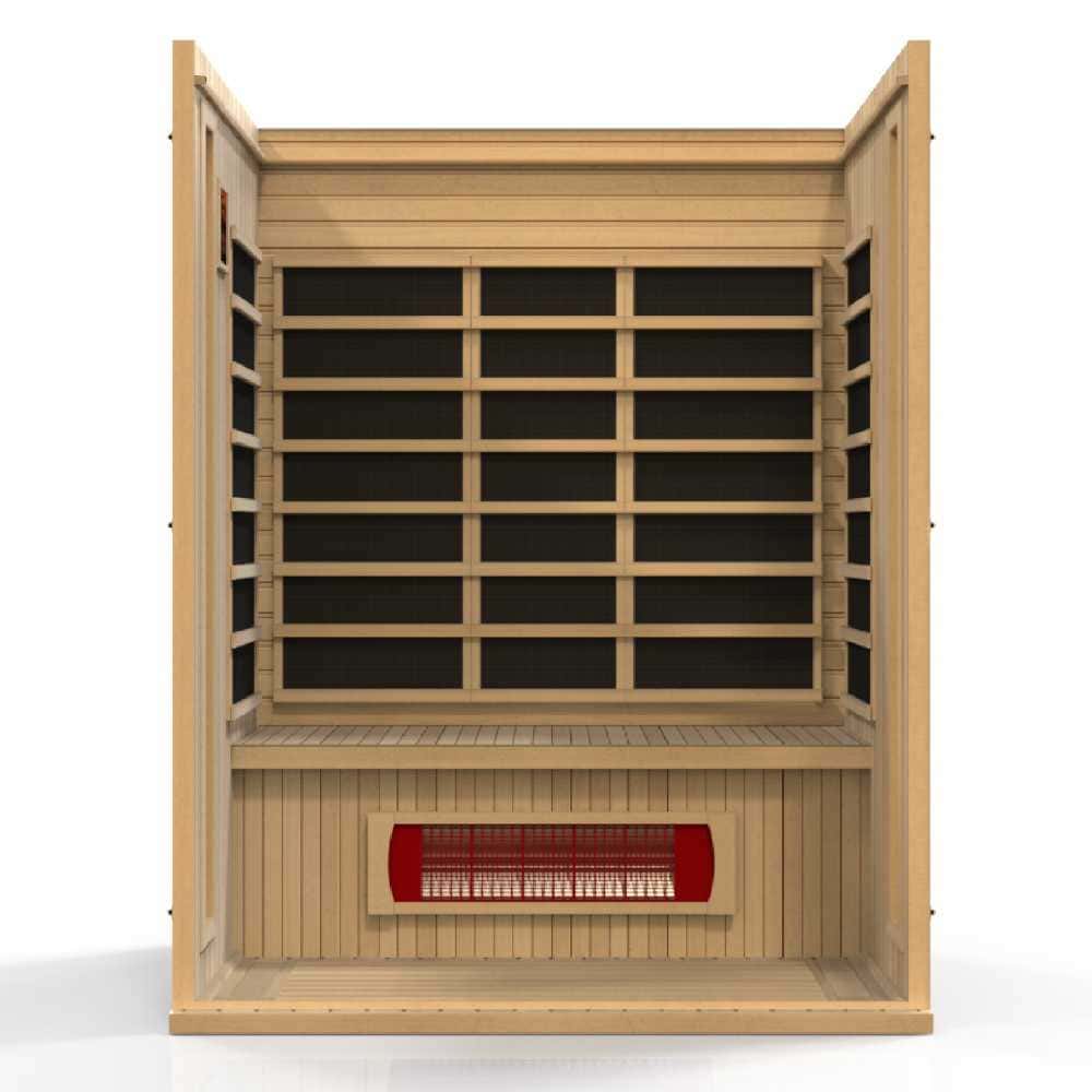 Maxxus Trinity 2-3 Person Low EMF FAR Infrared Sauna - Image 4