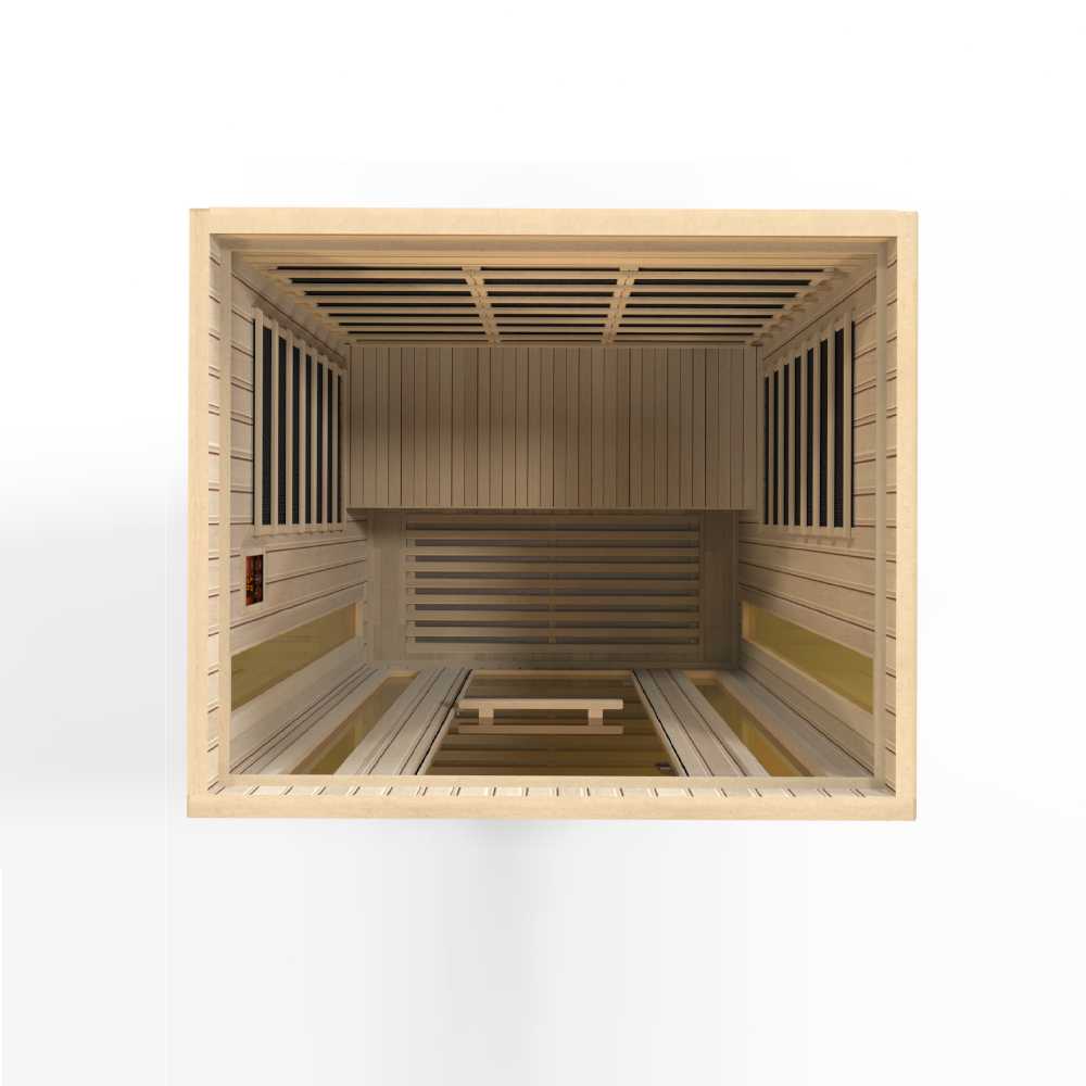 Maxxus Trinity 2-3 Person Low EMF FAR Infrared Sauna - Image 6